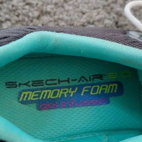 Skechers Skech Air2.0 Memory Foam Sneakers Sz 7.5 - Picture 6 of 8
